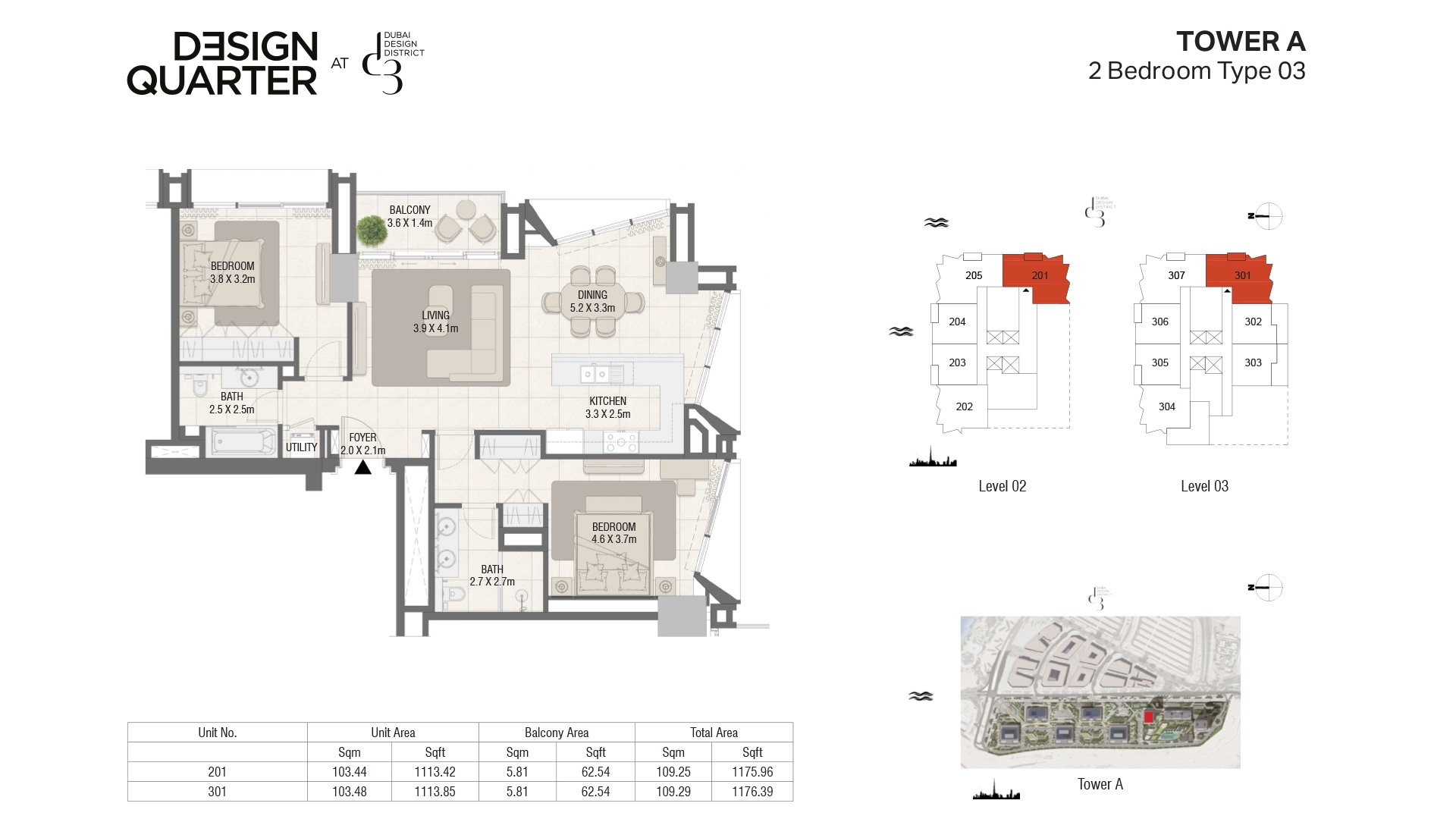 2 BR - Type B